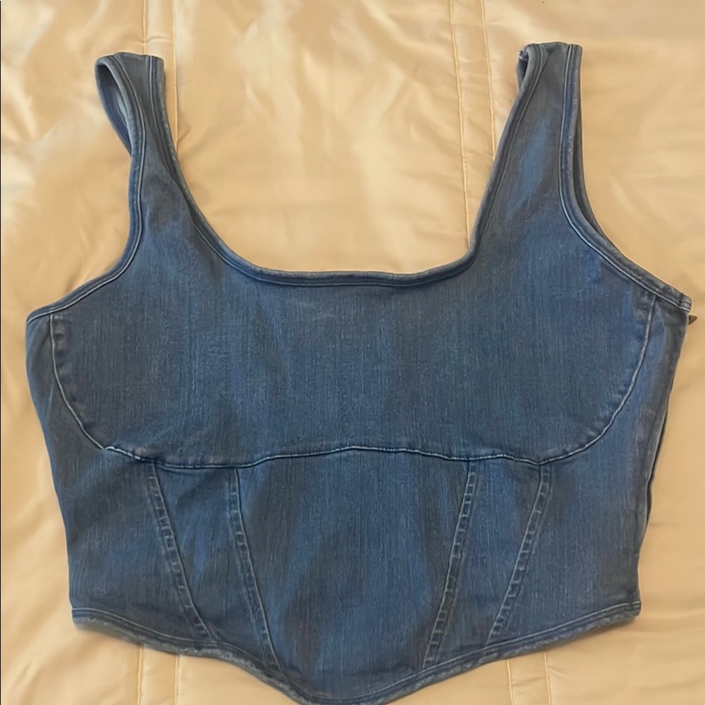 Denim Blue Women's Top